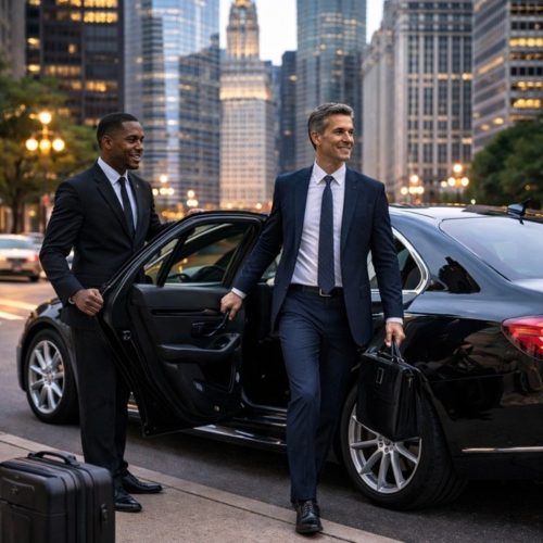 Executive black car service for Chicago business travel