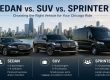 Sedan vs. SUV vs. Sprinter